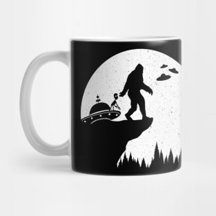 Alien And Bigfoot Ufos Mug